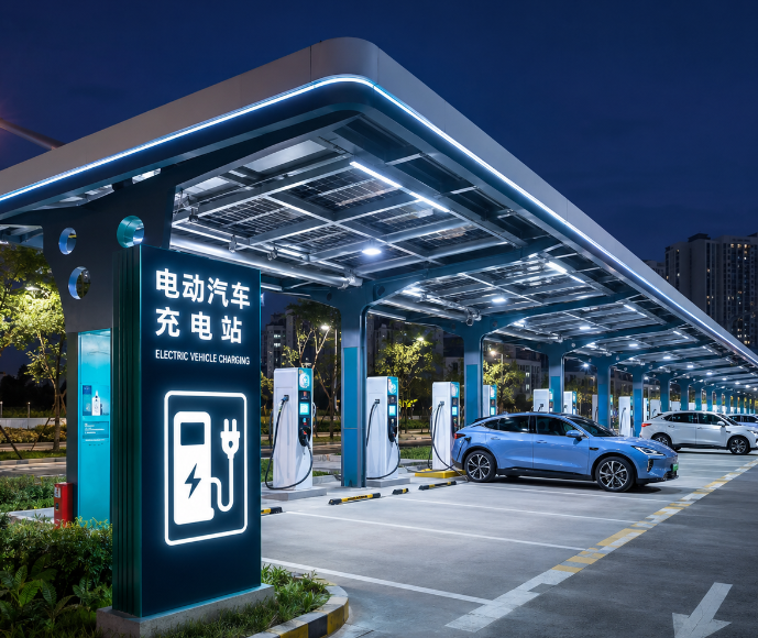 汽车/电动车充电桩一键报警IP广播可视对讲融合解决方案